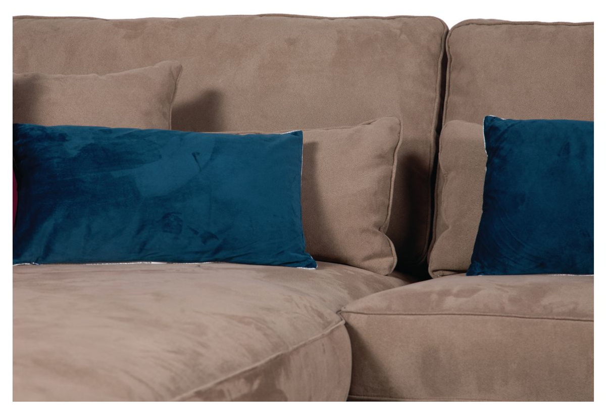 Απεικονίζει μαξιλάρια του γωνιακού καναπέ Bilbao Interium σε Γκρι Σκούρο.